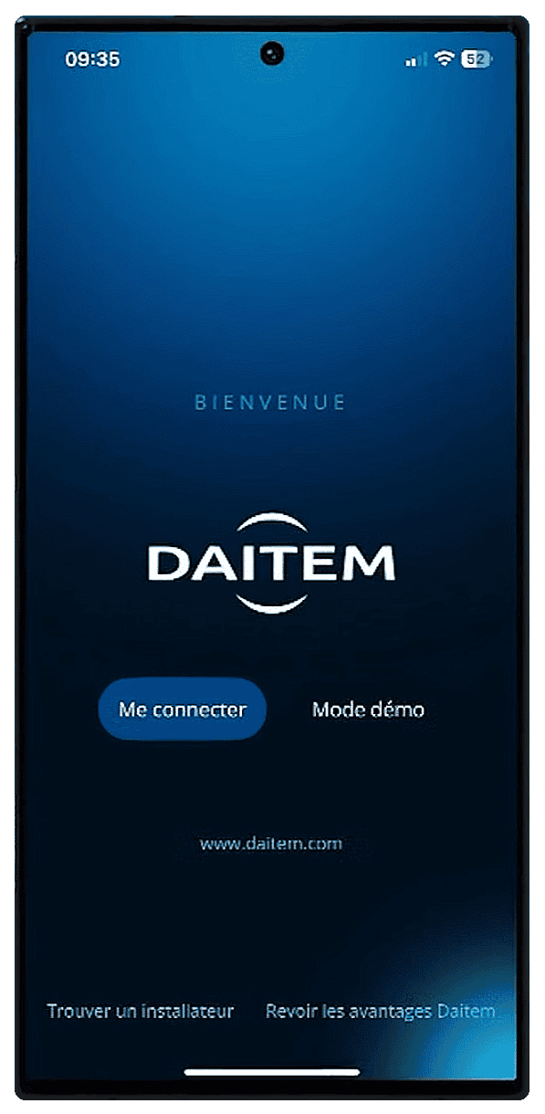 Application Daitem Secure sur smartphone : pilotage de l’alarme, groupes d’alarme et alertes en temps réel